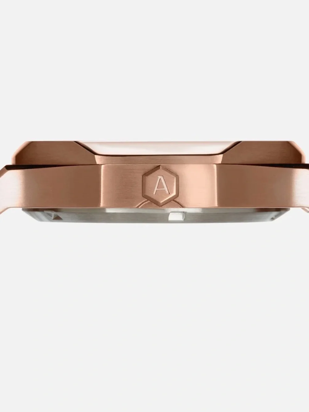 Aura Date 001 Rose/White Automatic Watch 40mm